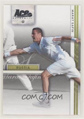 2007 Ace Authentic Straight Sets - [Base] #22 - Marat Safin