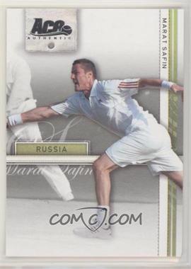 2007 Ace Authentic Straight Sets - [Base] #22 - Marat Safin