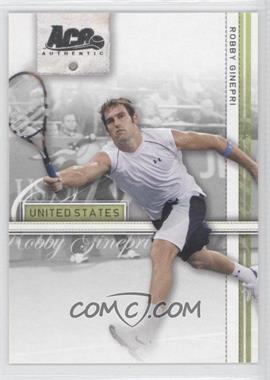 2007 Ace Authentic Straight Sets - [Base] #33 - Robby Ginepri