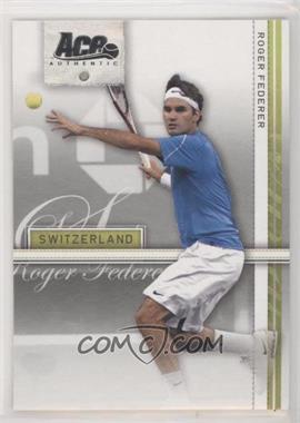 2007 Ace Authentic Straight Sets - [Base] #34 - Roger Federer