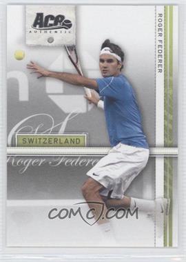 2007 Ace Authentic Straight Sets - [Base] #34 - Roger Federer