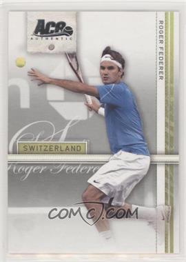 2007 Ace Authentic Straight Sets - [Base] #34 - Roger Federer