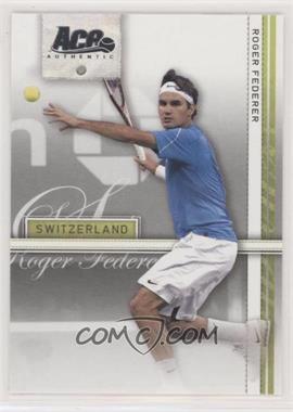 2007 Ace Authentic Straight Sets - [Base] #34 - Roger Federer [EX to NM]