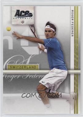 2007 Ace Authentic Straight Sets - [Base] #34 - Roger Federer [EX to NM]