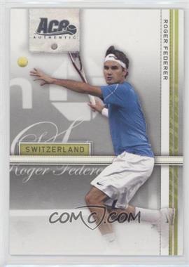 2007 Ace Authentic Straight Sets - [Base] #34 - Roger Federer [EX to NM]