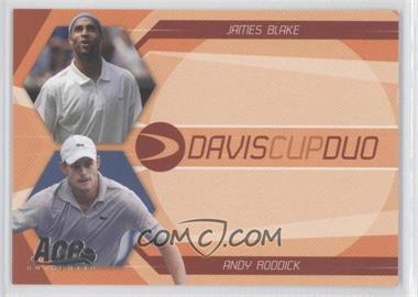 2007 Ace Authentic Straight Sets - Davis Cup Duos #DC-3 - James Blake, Andy Roddick