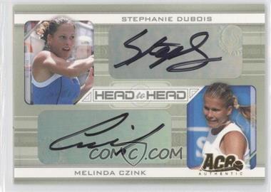 2007 Ace Authentic Straight Sets - Head to Head - Autographs #HH-2 - Stephanie Dubois, Melinda Czink /250