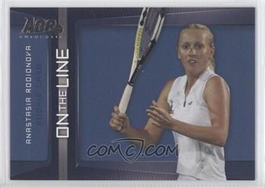 2007 Ace Authentic Straight Sets - On the Line #OL-18 - Anastasia Rodionova