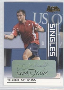 2007 Ace Authentic Straight Sets - Singles - Autographs #SI-18 - Mikhail Youzhny