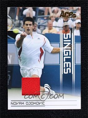 2007 Ace Authentic Straight Sets - Singles - Materials #SI-16 - Novak Djokovic