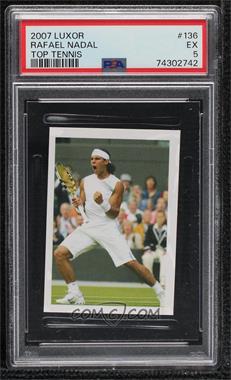 2007 Luxor Top Tennis Album Stickers - [Base] #136 - Rafael Nadal [PSA 5 EX]