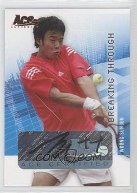 2008 Ace Authentic Grand Slam II - Breaking Through Autographs - Bronze #BT8 - Woong-Sun Jun