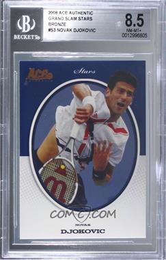 2008 Ace Authentic Grand Slam II - Stars #S3 - Novak Djokovic [BGS 8.5 NM‑MT+]