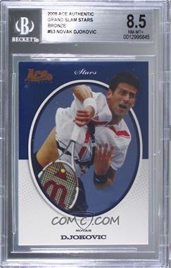 2008 Ace Authentic Grand Slam II - Stars #S3 - Novak Djokovic [BGS 8.5 NM‑MT+]