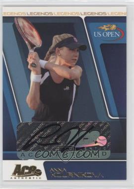 2008 Ace Authentic US Open - [Base] - Gold Autographs #US 27 - Anna Kournikova /25