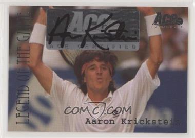 2011 Ace Authentic Match Point 2 - [Base] - Autographs #95 - Aaron Krickstein