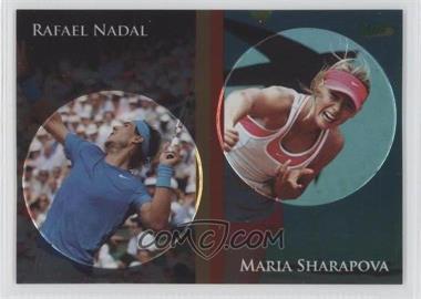 2011 Ace Authentic Match Point 2 - Dual Pogs #DP5 - Rafael Nadal, Maria Sharapova
