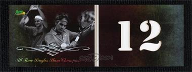 2011 Ace Roger Federer Grand Slam Champion - Memorabilia Booklet #12 - Roger Federer /63