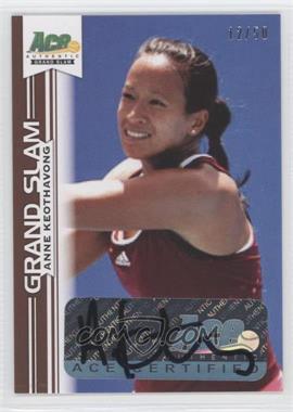 2013 Ace Authentic Grand Slam - [Base] - Bronze #BA-AK1 - Anne Keothavong /50