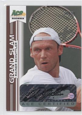 2013 Ace Authentic Grand Slam - [Base] - Bronze #BA-RS1 - Rainer Schuettler /50