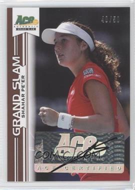 2013 Ace Authentic Grand Slam - [Base] - Bronze #BA-SP1 - Shahar Pe'er /50