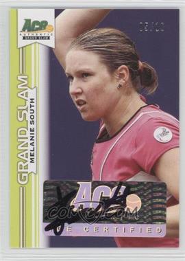 2013 Ace Authentic Grand Slam - [Base] - Lime Green #BA-MS2 - Melanie South /10