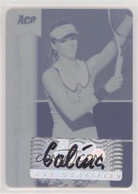 2013 Ace Authentic Grand Slam - [Base] - Printing Plate Cyan #BA-GV1 - Galina Voskoboeva /1