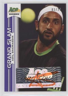 2013 Ace Authentic Grand Slam - [Base] - Purple #BA-AS1 - Adil Shamasdin /25
