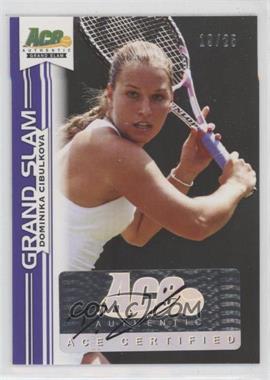 2013 Ace Authentic Grand Slam - [Base] - Purple #BA-DC1 - Dominika Cibulkova /25