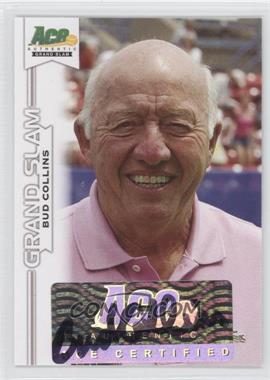 2013 Ace Authentic Grand Slam - [Base] #BA-BC1 - Bud Collins