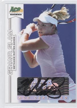 2013 Ace Authentic Grand Slam - [Base] #BA-BMS - Bethanie Mattek-Sands