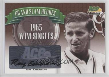 2013 Ace Authentic Grand Slam - Grand Slam Heroes - Bronze #GSH-RE1 - Roy Emerson /50