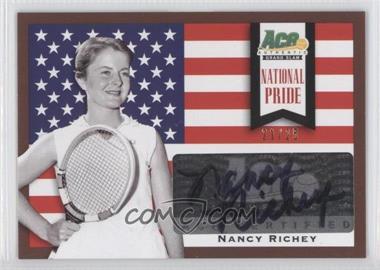 2013 Ace Authentic Grand Slam - National Pride - Bronze #NP-NR1 - Nancy Richey /25