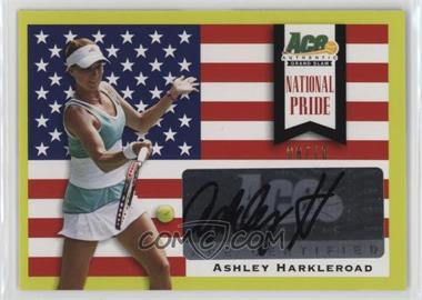 2013 Ace Authentic Grand Slam - National Pride - Yellow #NP-AH1 - Ashley Harkleroad /10