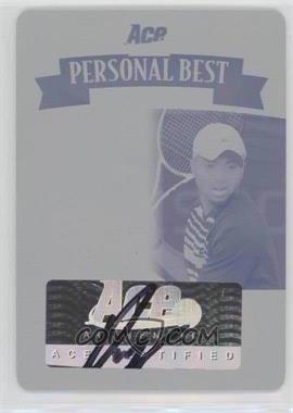 2013 Ace Authentic Grand Slam - Personal Best - Printing Plate Cyan #PB-DY1 - Donald Young /1