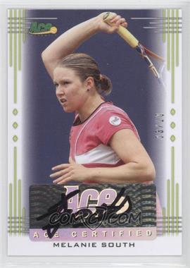 2013 Ace Authentic Signature Series - [Base] - Lime Green #BA-MS2 - Melanie South /10
