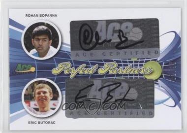 2013 Ace Authentic Signature Series - Perfect Partners #PP-50 - Rohan Bopanna, Eric Butorac /35