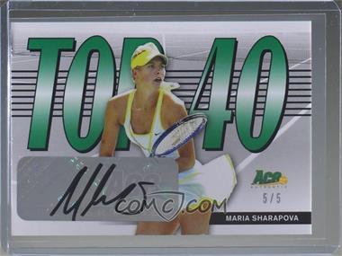 2013 Ace Authentic Signature Series - Top 40 #T40-MS1 - Maria Sharapova /5