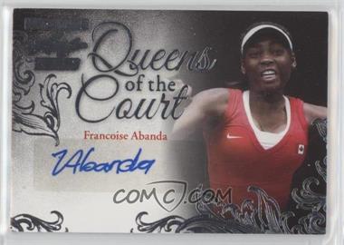 2015 Leaf Ultimate Tennis - Queens of the Court - Silver Etched Foil #QC-FA1 - Francoise Abanda /25 [Good to VG‑EX]