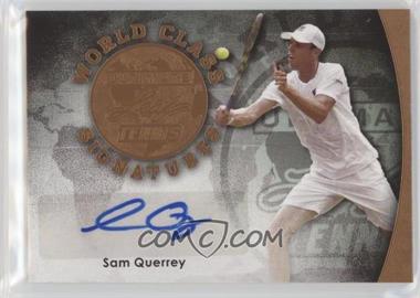 2015 Leaf Ultimate Tennis - World Class Signatures #SA-SQ1 - Sam Querrey