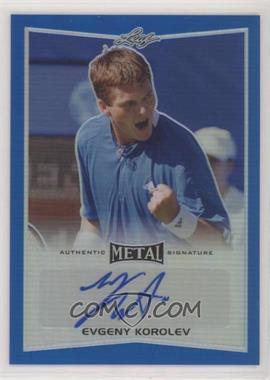 2016 Leaf Metal - [Base] - Blue Prismatic #BA-EK1 - Evgeny Korolev /50