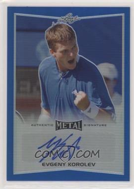 2016 Leaf Metal - [Base] - Blue Prismatic #BA-EK1 - Evgeny Korolev /50