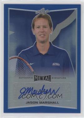 2016 Leaf Metal - [Base] - Blue Prismatic #BA-JM1 - Jason Marshall /50