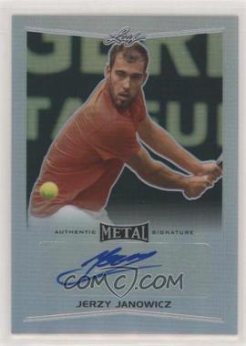 2016 Leaf Metal - [Base] #BA-JJ1 - Jerzy Janowicz