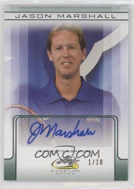 2017 Leaf Signature Series - [Base] - Green #BA-JM1 - Jason Marshall /10