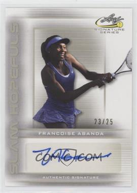 2017 Leaf Signature Series - Slam Hopefuls - Silver #SH-FA1 - Francoise Abanda /25