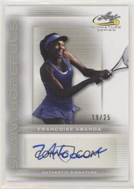 2017 Leaf Signature Series - Slam Hopefuls - Silver #SH-FA1 - Francoise Abanda /25