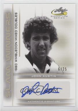 2017 Leaf Signature Series - Slam Winners - Silver #SW-JA1 - John Austin /25