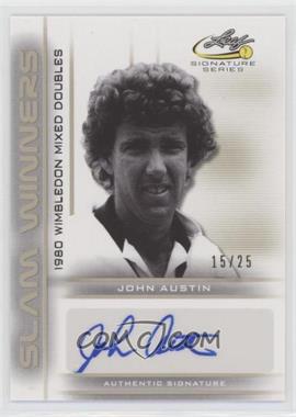 2017 Leaf Signature Series - Slam Winners - Silver #SW-JA1 - John Austin /25