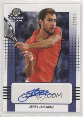 2018 Leaf Grand Slam - [Base] - Blue #BA-JJ1 - Jerzy Janowicz /15